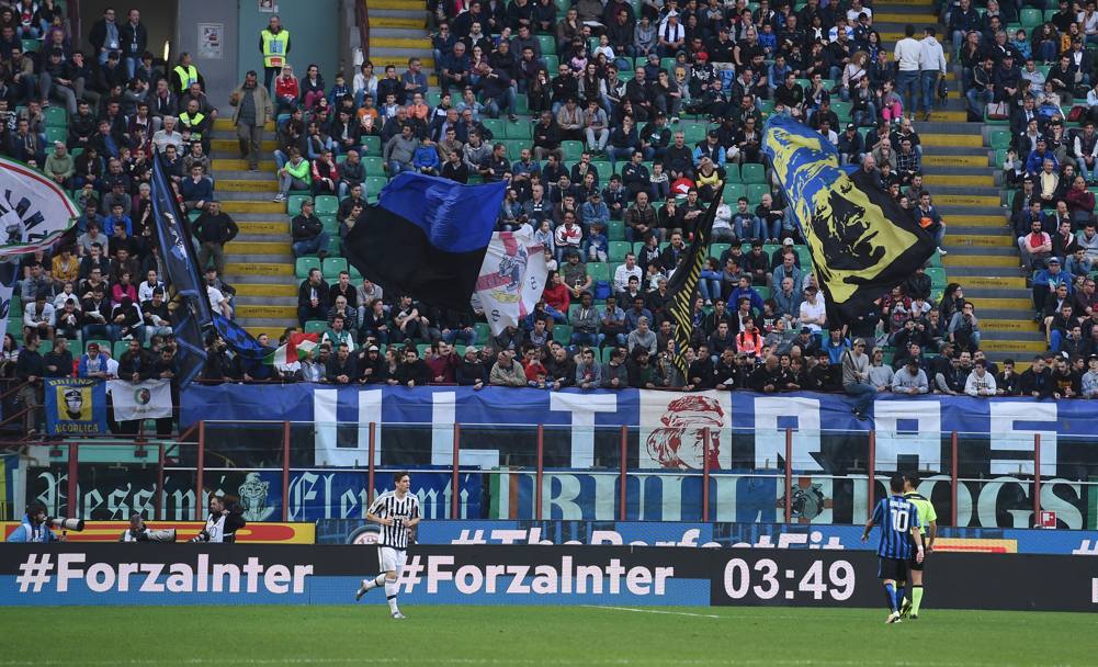 I tifosi dell&#39;Inter a San Siro. GETTY